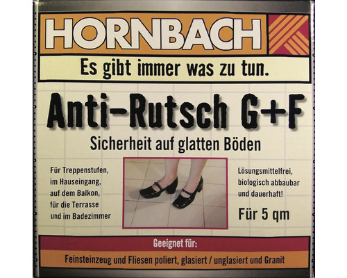 Verpackung Anti-Rutsch G+F für Sicherheit auf glatten Böden
