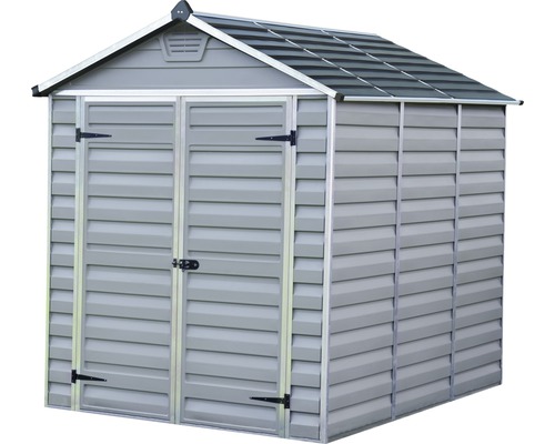 Gartenschuppen aus Kunststoff mit Doppeltür