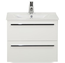 Meuble sous-vasque avec deux tiroirs et robinet
