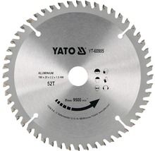 Lame de scie circulaire Yato HM/AI 160 x 2,2 x 20 mm 52 Z