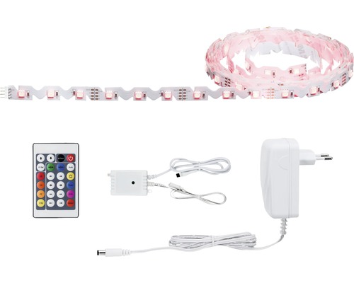 Kit de base bande LED LED FlexLED 3D RGB prêt à l'emploi à intensité lumineuse variable progressive 3,0 m 12V lettres néon à faire soi-même