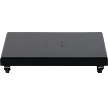 Schirmständer Ferona Base Granit 90 kg schwarz ink. Rollen