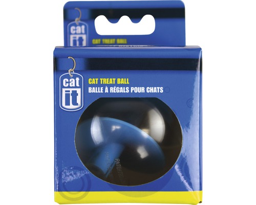 Jouet pour chat Catit Treat Ball Ø 7,5 cm bleu