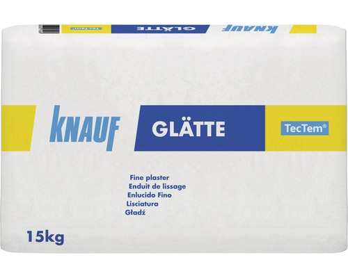 Knauf TecTem® Mineralische Glätte auf TecTem Innenputz 15 kg