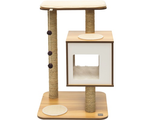 Arbre à chat Catit Vesper V-Base 55,5 x 56 x 81,5 cm noyer