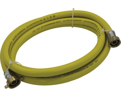 Waschmaschinenschlauch mit Messinganschlüssen