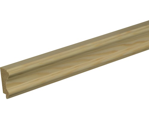Konsta Bilderrahmenleiste Kiefer roh 2000 x 46 x 22 mm Holzprofilleiste aus Kiefernholz