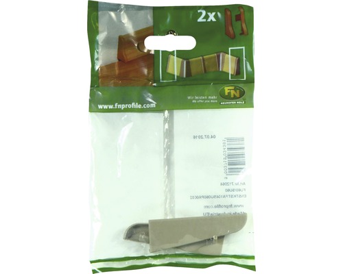 Deux cales dans un emballage plastique