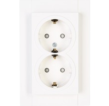 Doppelsteckdose für die Wandmontage