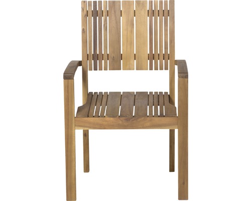 Holzstuhl mit Armlehnen