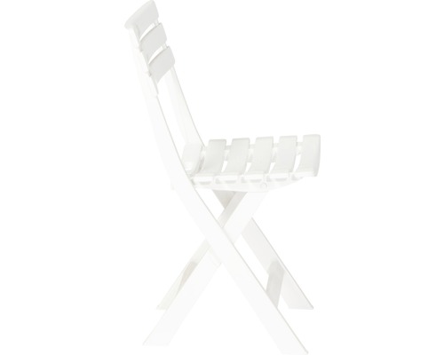 Chaise pliante blanche pour l''extérieur