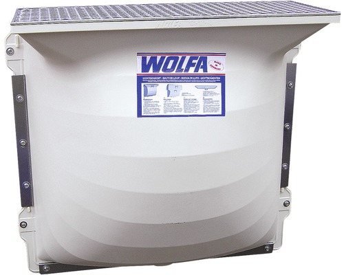 Grille en métal déployé Wolfa pour puits de lumière pour cave 101x43 cm  (dimensions grille lxHxP 105 x 3,1 x 41,3 cm) - HORNBACH