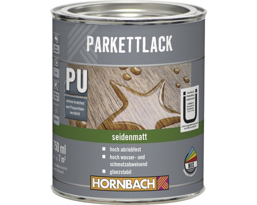 Laque pour bois HORNBACH vernis pour parquets mate satinée 750 ml -  HORNBACH Luxembourg