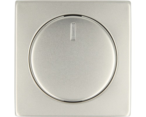 Plaque centrale avec bouton rotatif cache pour variateur Busch-Jaeger 6540-866-102 Pur acier inoxydable