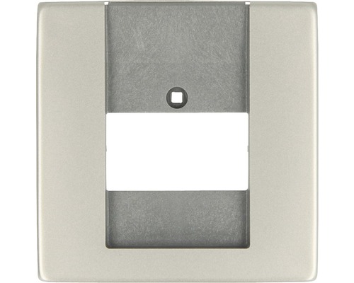 Plaque centrale cache pour UAE/TAE Busch-Jaeger 1766-866 Pur acier inoxydable Insert simple en métal