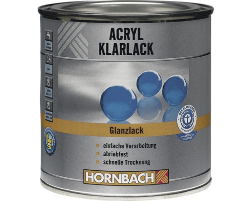 Vernis acrylique HORNBACH brillant 125 ml - HORNBACH Luxembourg