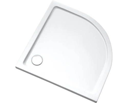 Receveur de douche OTTOFOND Dunbar 80 x 80 x 3 cm blanc brillant lisse 900601