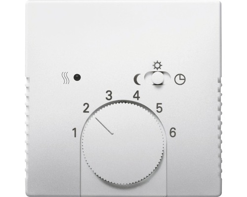 Plaque centrale pour thermostat d'ambiance Busch-Jaeger 1795-866 Pur acier inoxydable
