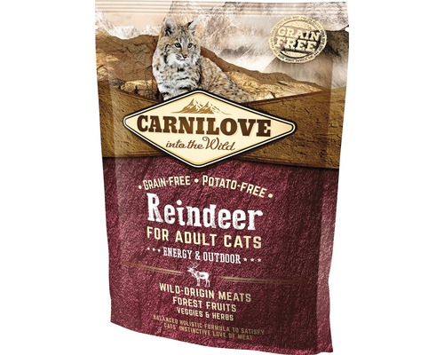 Carnilove Adult Cat Reindeer, nourriture pour chat, sans céréales
