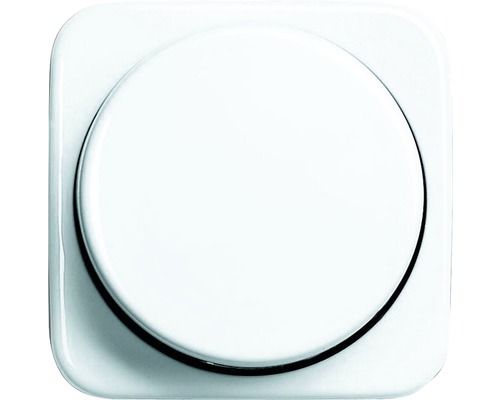 Plaque centrale avec bouton rotatif cache pour variateur Busch-Jaeger 2115-214 Reflex QD blanc alpin