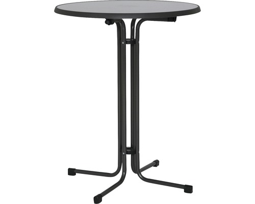 Table haute MFG Sevelit Ø 85 h 110 cm gris