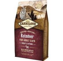 Carnilove nourriture sèche pour chats adultes au renne, sans céréales