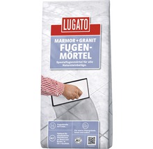 Lugato Fugenmörtel Marmor + Granit silbergrau 5 Kg-thumb-3