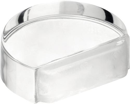Butoir de porte autocollant 40x46 mm transparent Embout de chant