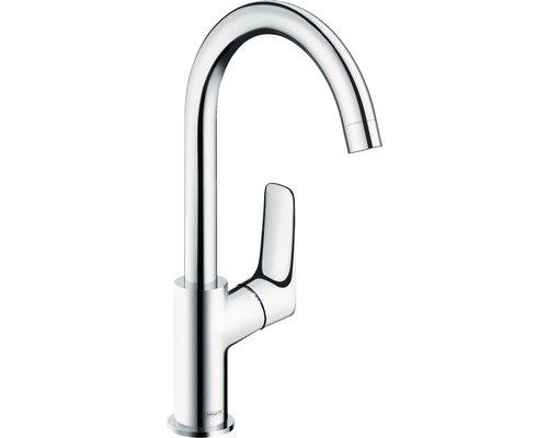 Mitigeur de lavabo hansgrohe Logis 71131000 chrome sans mécanisme de vidage Mitigeur de lavabo en métal