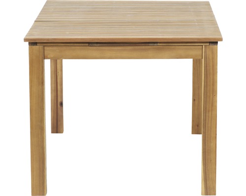 Table de jardin carrée en bois