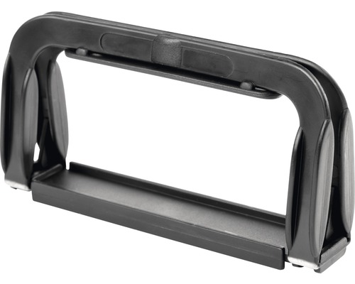 Poignée de transport noire en plastique