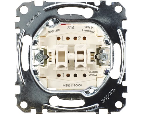 Interrupteur double allumage Merten MEG3115-0000 unipolaire