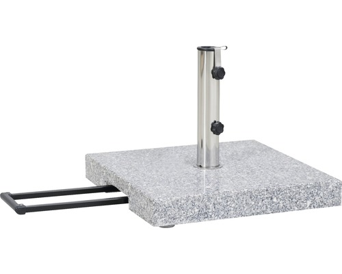 Support de parasol en granit avec poignée