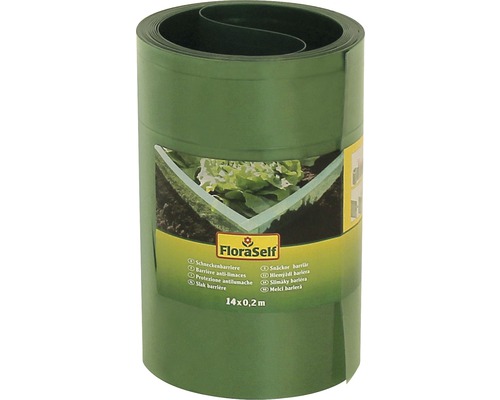Barrière anti-limaces FloraSelf® hauteur 20 cm, longueur 14 m verte Barrière anti-limaces FloraSelf 14 x 0,2 mètre