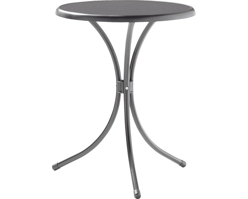 Table de bistrot ronde avec structure en métal pour l''extérieur