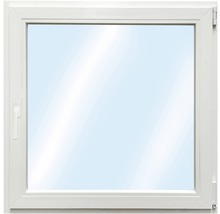 Fenêtre en PVC ARON Basic blanc 800x750 mm tirant droit-thumb-0