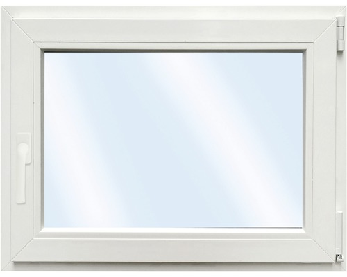 Fenêtre en PVC ARON Basic blanc 750x550 mm tirant droit-0