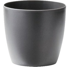 Cache-pot elho Brussels en plastique Ø 35 h 32 cm anthracite avec roulettes