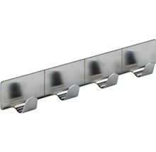 Selbstklebende Hakenleiste mit 4 Haken