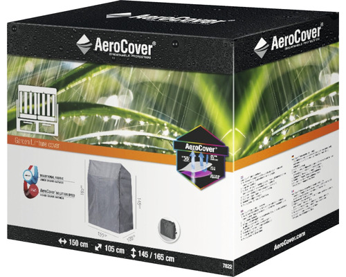 Housse de protection pour corbeille de plage 150x105x165/145 cm Emballage de la housse de protection Aerocover pour meubles de jardin