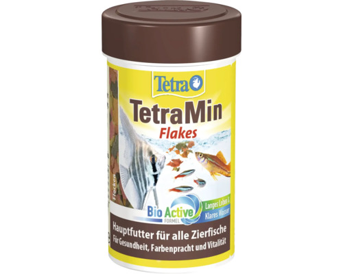 Flockenfutter TetraMin 100 ml TetraMin Flakes Fischfutter für alle Zierfische im Behälter