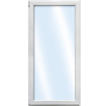 Porte de balcon en plastique ARON Basic blanc 750x1900 mm tirant gauche-thumb-0
