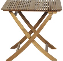 Quadratischer Klapptisch aus Holz für den Aussenbereich