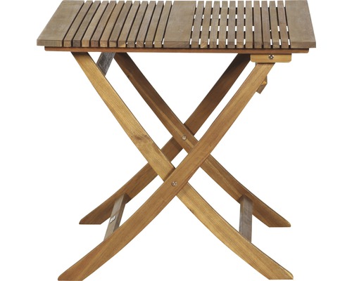Quadratischer Klapptisch aus Holz für den Aussenbereich