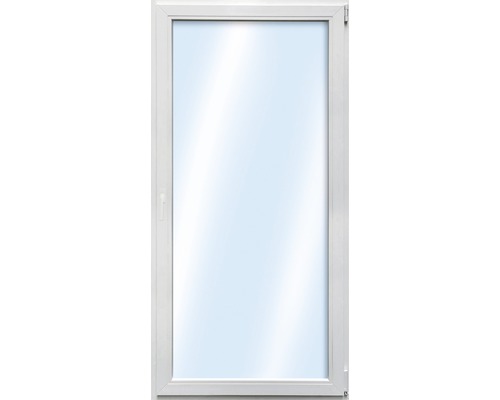 Porte de balcon en plastique ARON Basic blanc 1000x1900 mm tirant droit