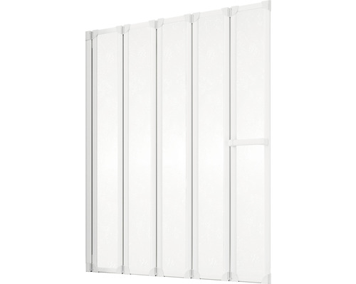 Porte pliante blanche avec poignée