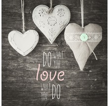 Glasbild Love Hearts 30x30 cm GLA1241