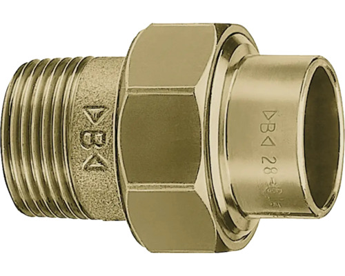 Vissage 15x filetage extérieur 1/2" 10 pièces bronze Raccord en laiton avec raccord fileté pour installations sanitaires