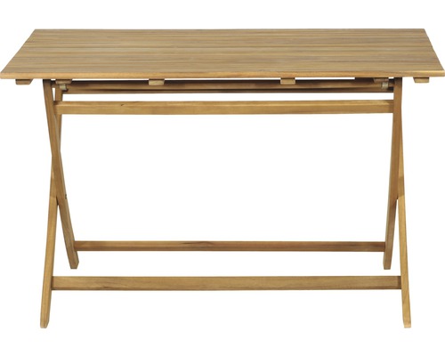 Gartentisch Gardamo Gestell aus Akazienholz FSC® 100% in natur, platte aus Akazienholz FSC® 100% in natur Holzklapptisch für den Garten
