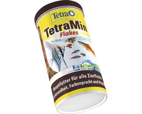 Boîte de nourriture pour poissons TetraMin Flakes pour poissons d''ornement